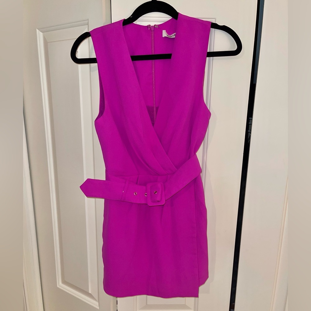 Fuchsia Skort Romper - image 1